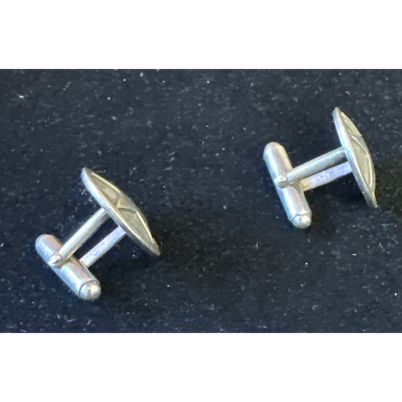 Artist Signed ML Sterling Lone Star Cufflinks Country Western Rodeo Cowboy EUC - Picture 4 of 9